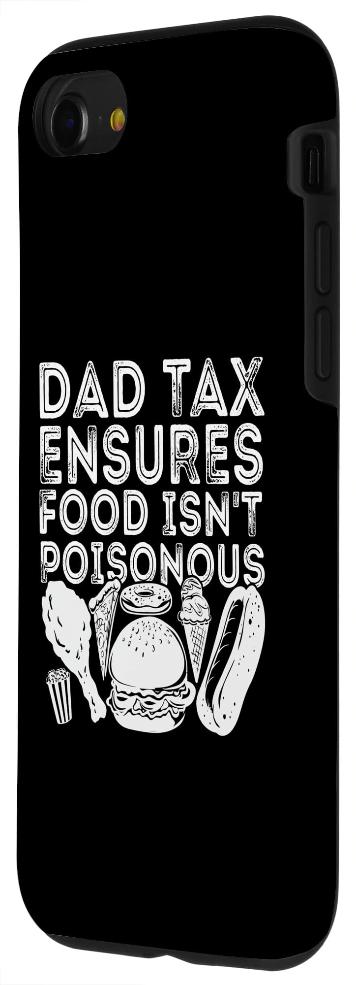 iPhone SE (2020) / 7 / 8 Dad Tax Making Sure It's Not Poison, funny retro Daddy Tax Case - Image 2