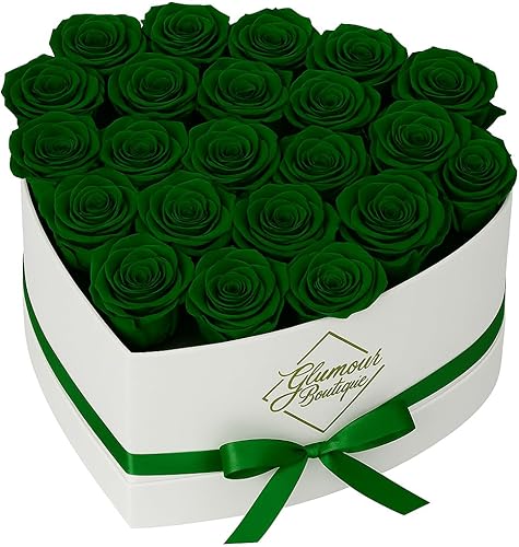 Miniatura 17 de GLAMOUR BOUTIQUE Rosas preservadas en una caja, regalos para ella, esposa y mamá, decoración de flores de rosas para regalo de cumpleaños, ramo de