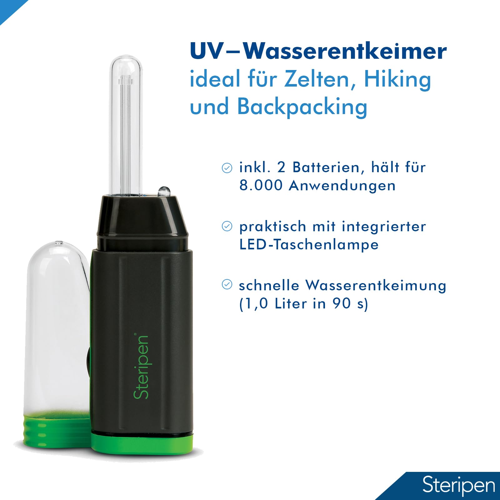 SteriPEN Adventurer Opti schwarz/grün