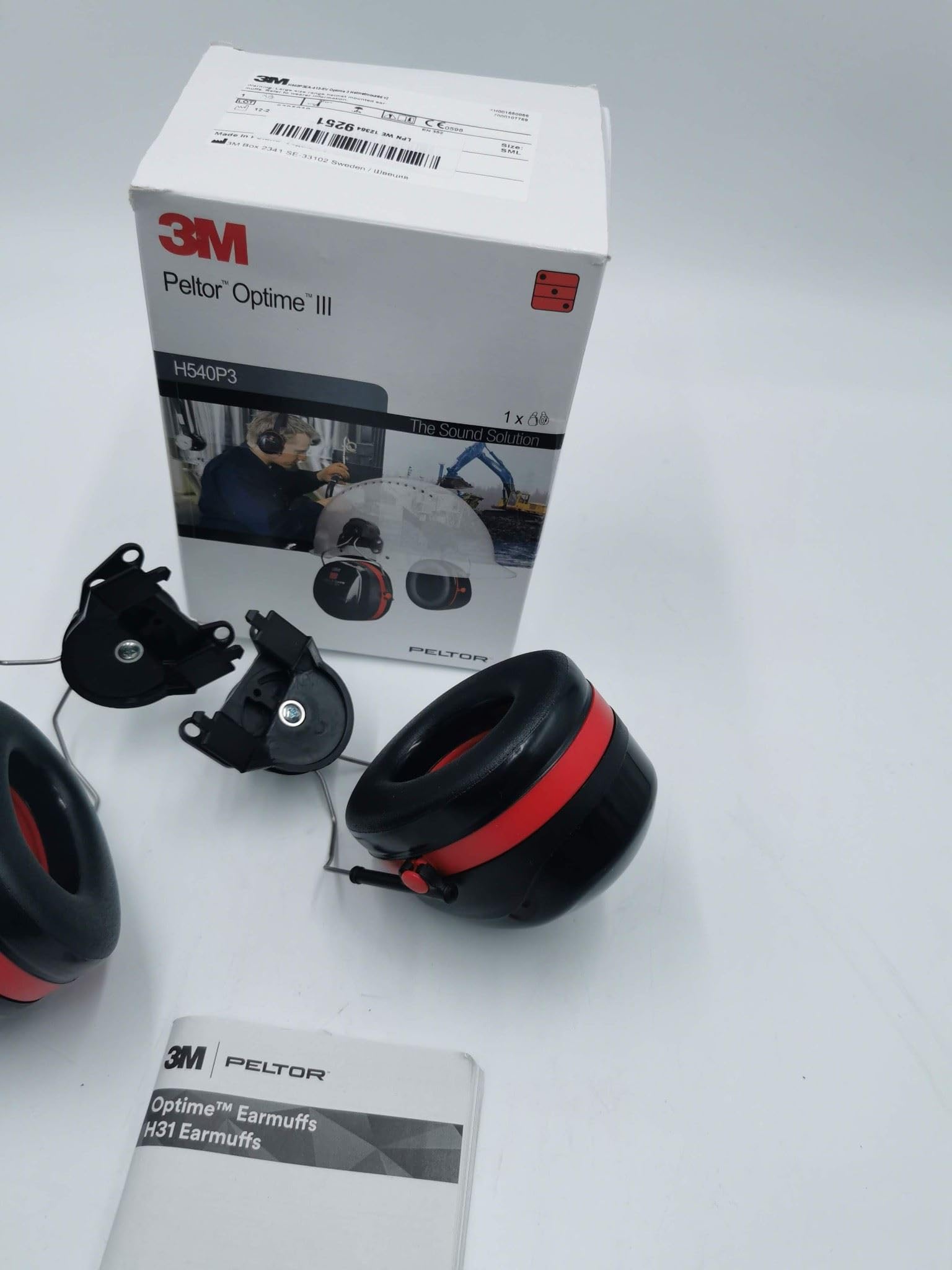 3M H540P3EA Peltor Optime III Kapselgehörschutz, Schwarz