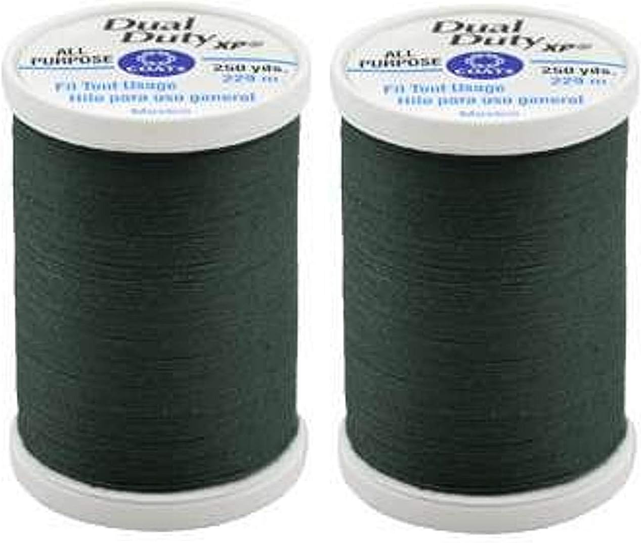 4 Color Bundle - Dual Duty XP General Purpose Thread 250yds each - Dark Silver, Light Slate, Slate and Stone