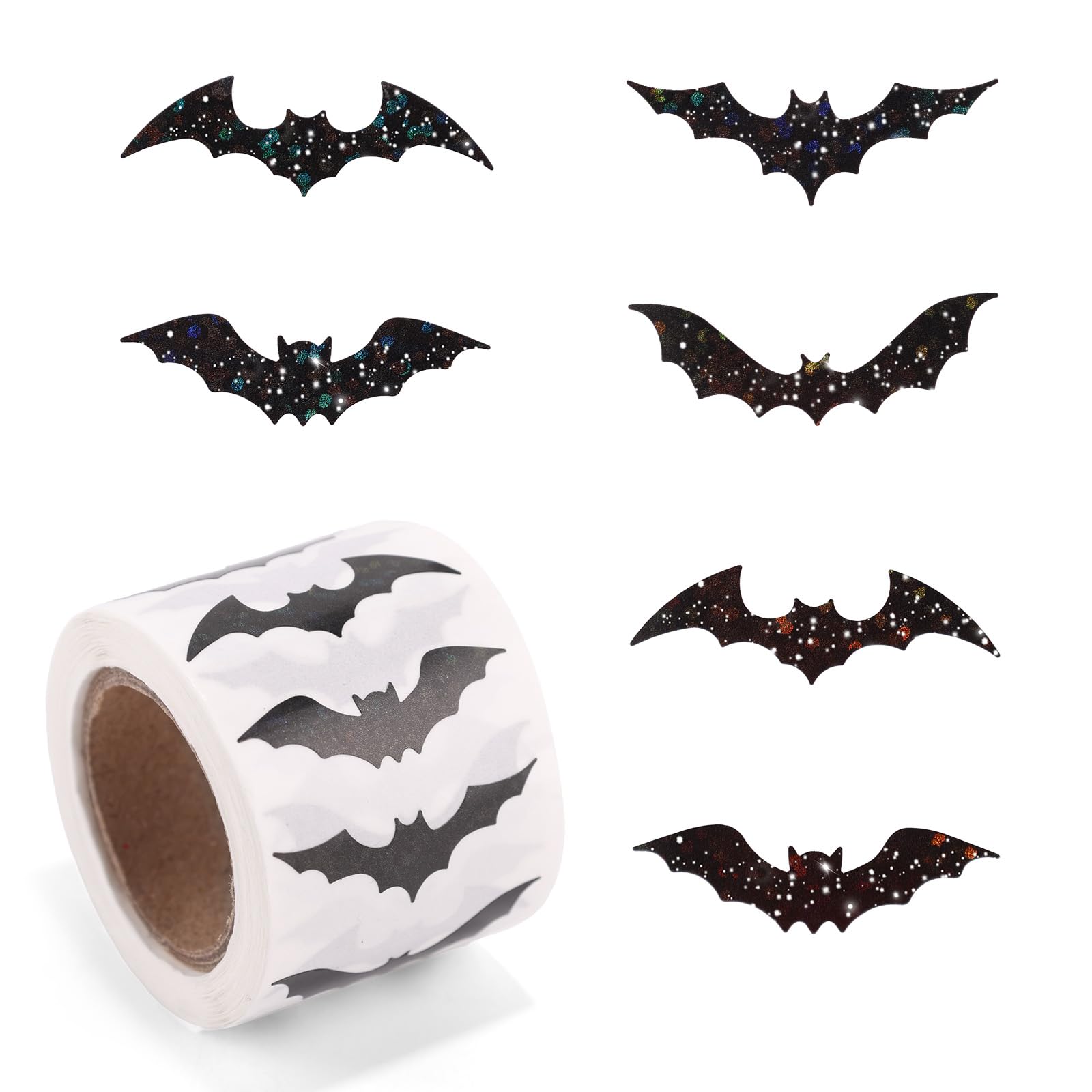 Lot De 250 Autocollants Mousse Halloween - Paillettes Et Yeux Mobiles - Pour Décoration, Bricolage, Activités Enfants