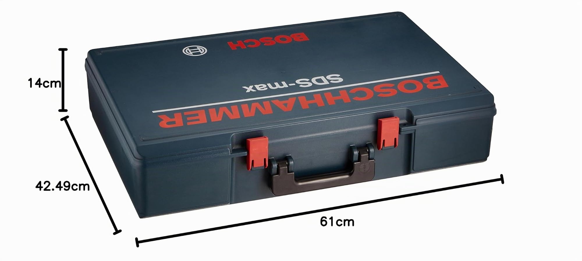 Bosch 2 605 438 396 - Maletín de transporte de 620 x 410 x 132 mm, color azul