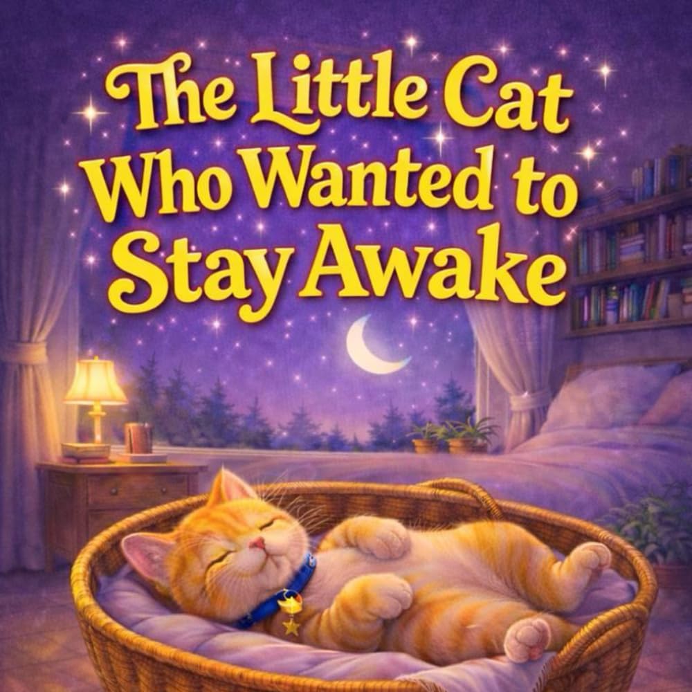 The Little Cat Who Wanted to Stay Awake: A Cozy Bedtime Story to Help Kids Relax and Fall Asleep (Sleepy Little Animals)