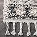 nuLOOM Vasiliki Moroccan Shag Tasseled Area Rug, 5x8, Off-white