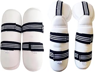 Taekwondo - Protectores de antebrazo y codo, protector de piernas para hombres y mujeres, niños, artes marciales, entrenamiento de boxeo