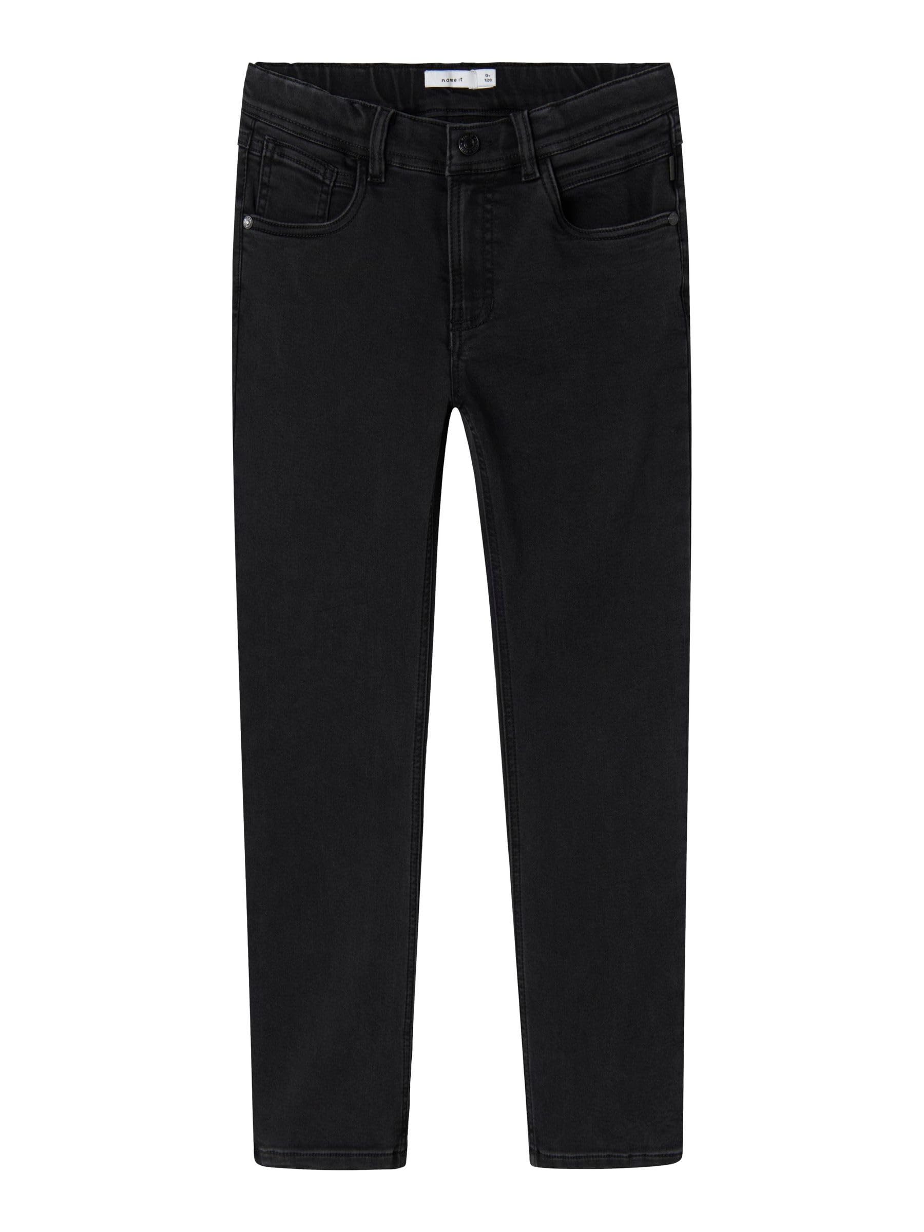 NAME IT Nkmryan Regular Fleece Jeans 3023-an O - Nkmryan Regular Fleece Jeans 3023-An O Chłopcy