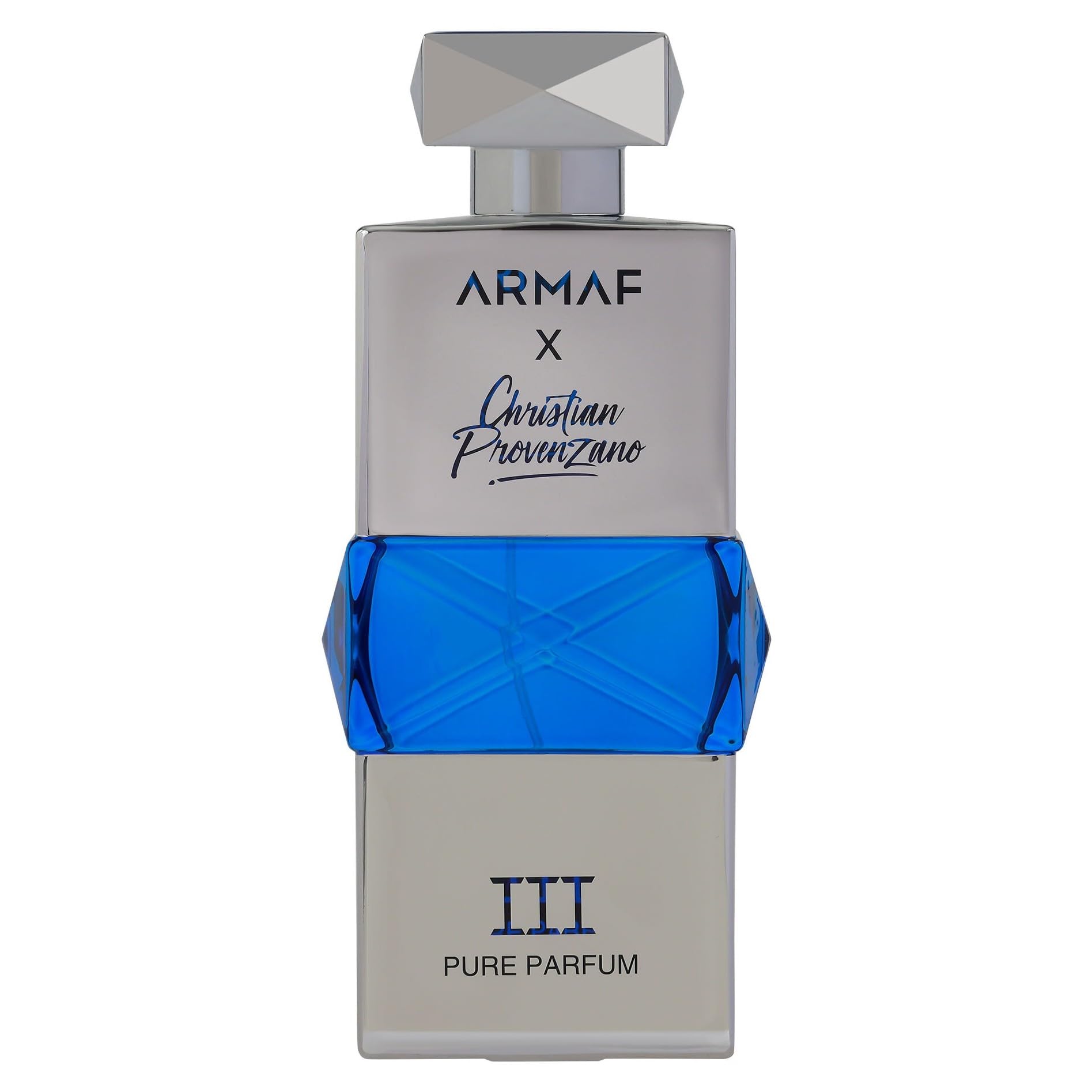 Armaf X Christian Provenzano III - Citrus, Fruity, Floral, Woody - Pure Parfum Spray Long-Lasting Fragrance for Men, 3.4 Ounce / 100 ml