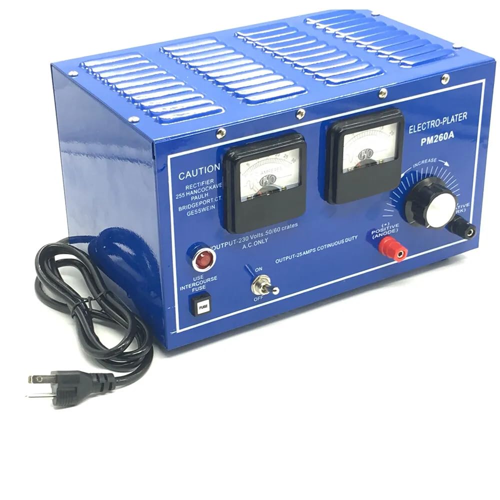Gold Plating Machine, 30A 110V Platinum Gold Silver Plating Machine Jewelry Plating Rectifier Jewelry Plater Electroplating Rectifier, for Various Plating Layers