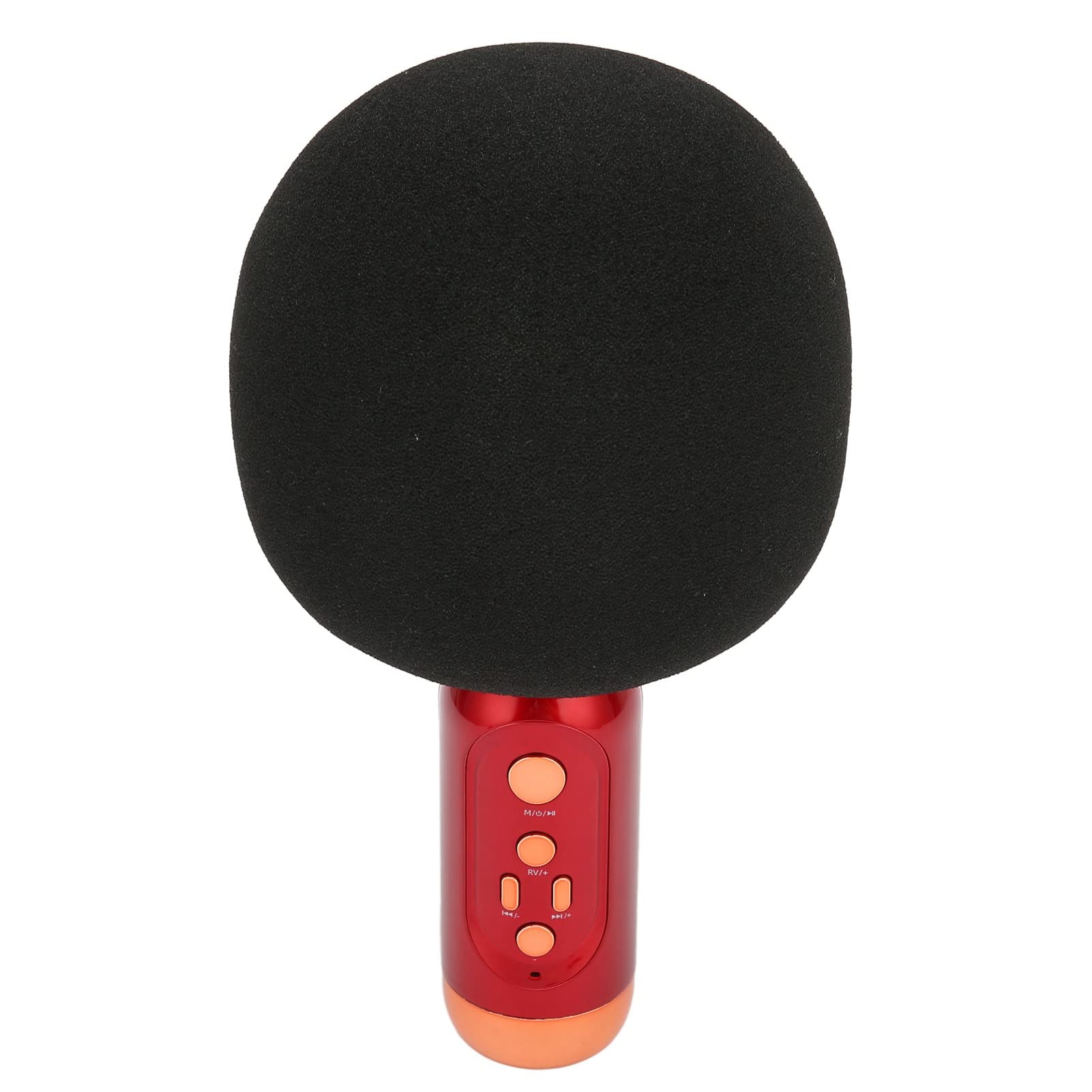 RASTKY Bluetooth Microphone Wireless Karaoke Mic Rechargeable Handheld Portable with LED Light for Party Car PC Cellphone Multi Functional Condenser Mic ABS Material K2 Model