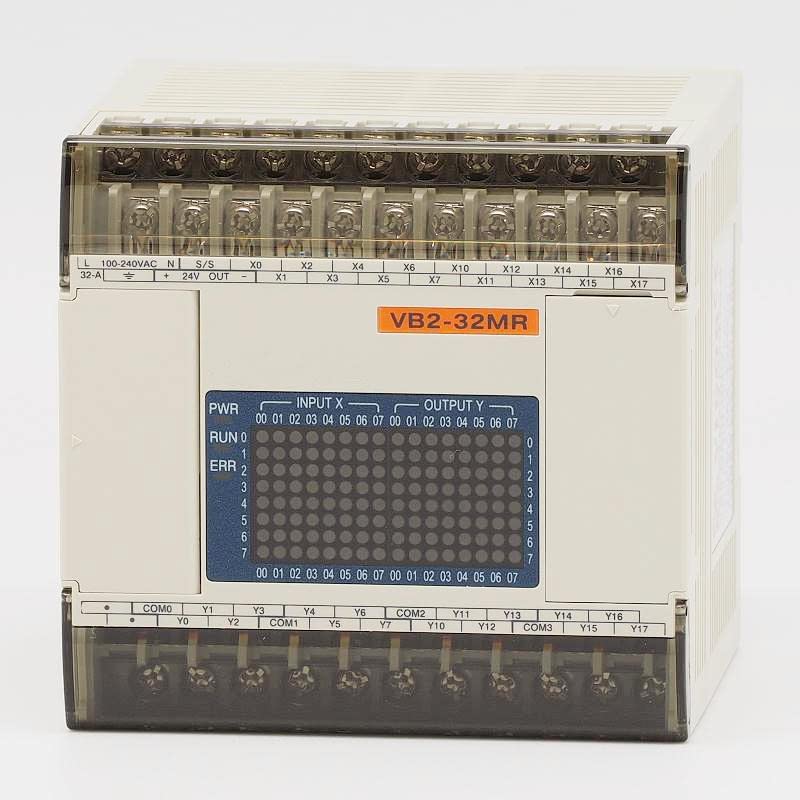 VB2-32MR-A 24VDC Programmable Logic Controller Module 16 Point Input 16 Point Output Main Unit