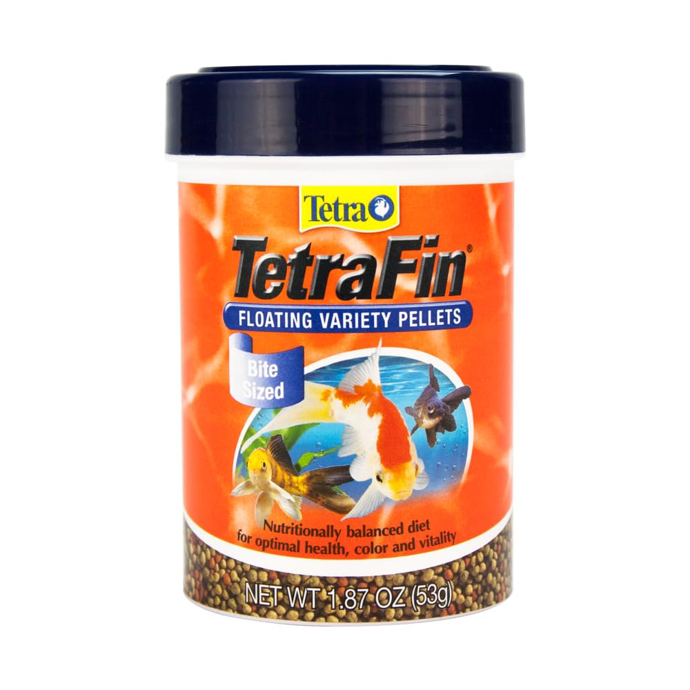 TetraGoldfish Variety Pellets, Balanced Diet, 1.87 Ounce