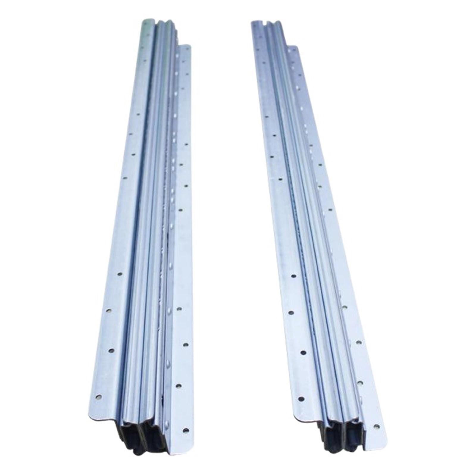 Riel deslizante para gabinete inferior, acero de 600x1100mm en plata