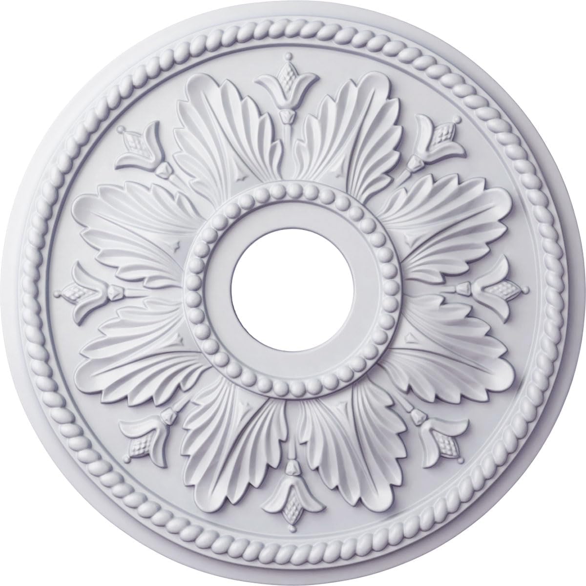 Ekena Millwork CM18ED1 18 1/8-Inch OD x 3 1/2-Inch ID x 2 3/4-Inch Edinburgh Ceiling Medallion