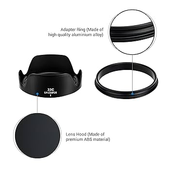 Amazon | JJC 可逆式 レンズフード + アダプタ キット Nikon