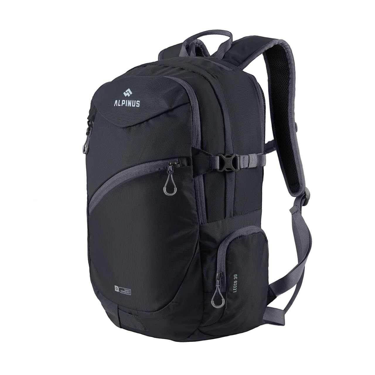 Alpinus Lecco plecak turystyczny 30 l – plecak trekkingowy dla mężczyzn i kobiet, plecak trekkingowy na wędrówki, kemping, uniwersalny plecak na trekking z kieszenią na laptopa, do pracy, na uczelnię