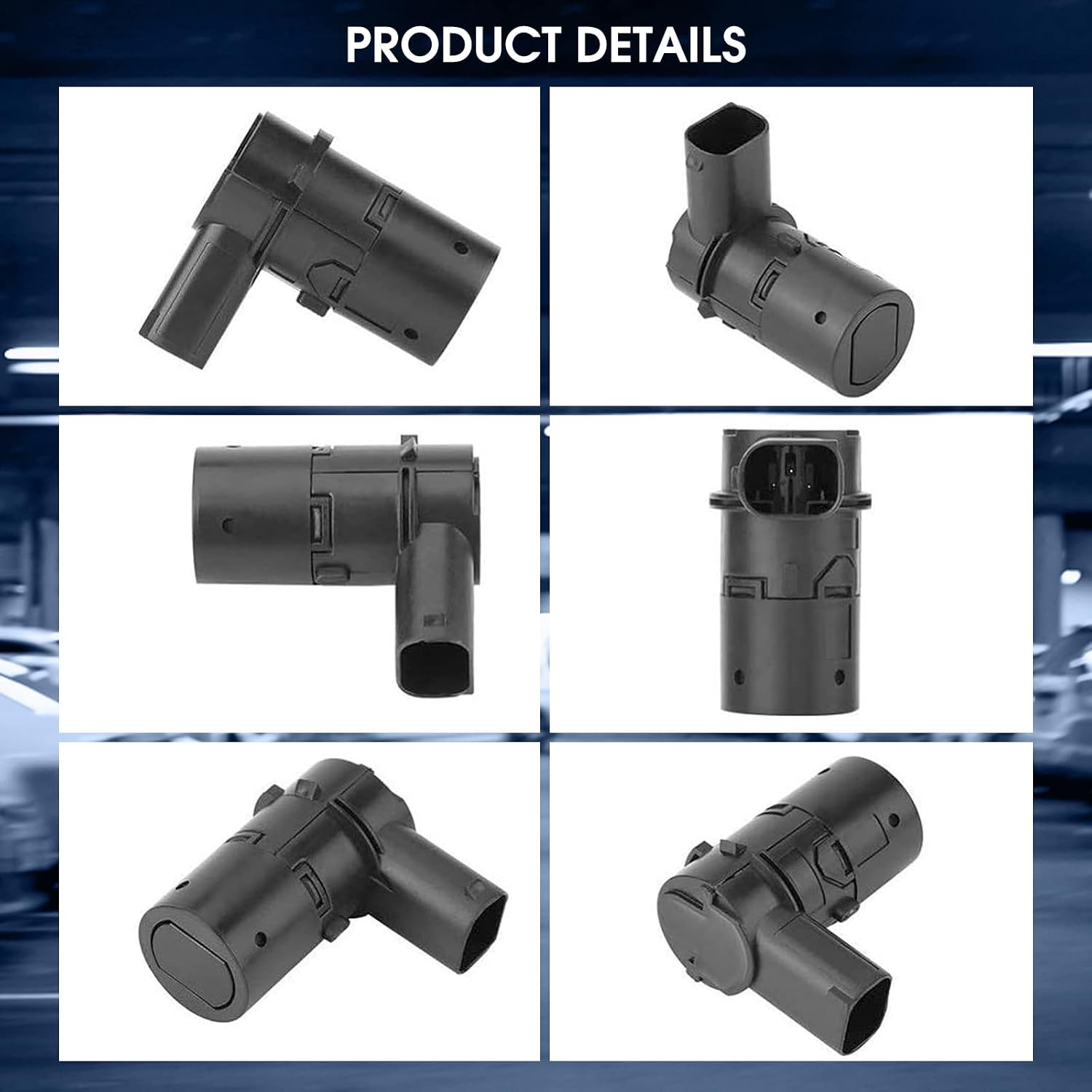 Dade 4PCS Reverse Backup Parking Sensor 4F23-15K859-AA 3F2Z15K859BA Compatible with Ford F150 F250 F350 E150 E250 E350 Expedition Explorer Escape Lincoln Mercury
