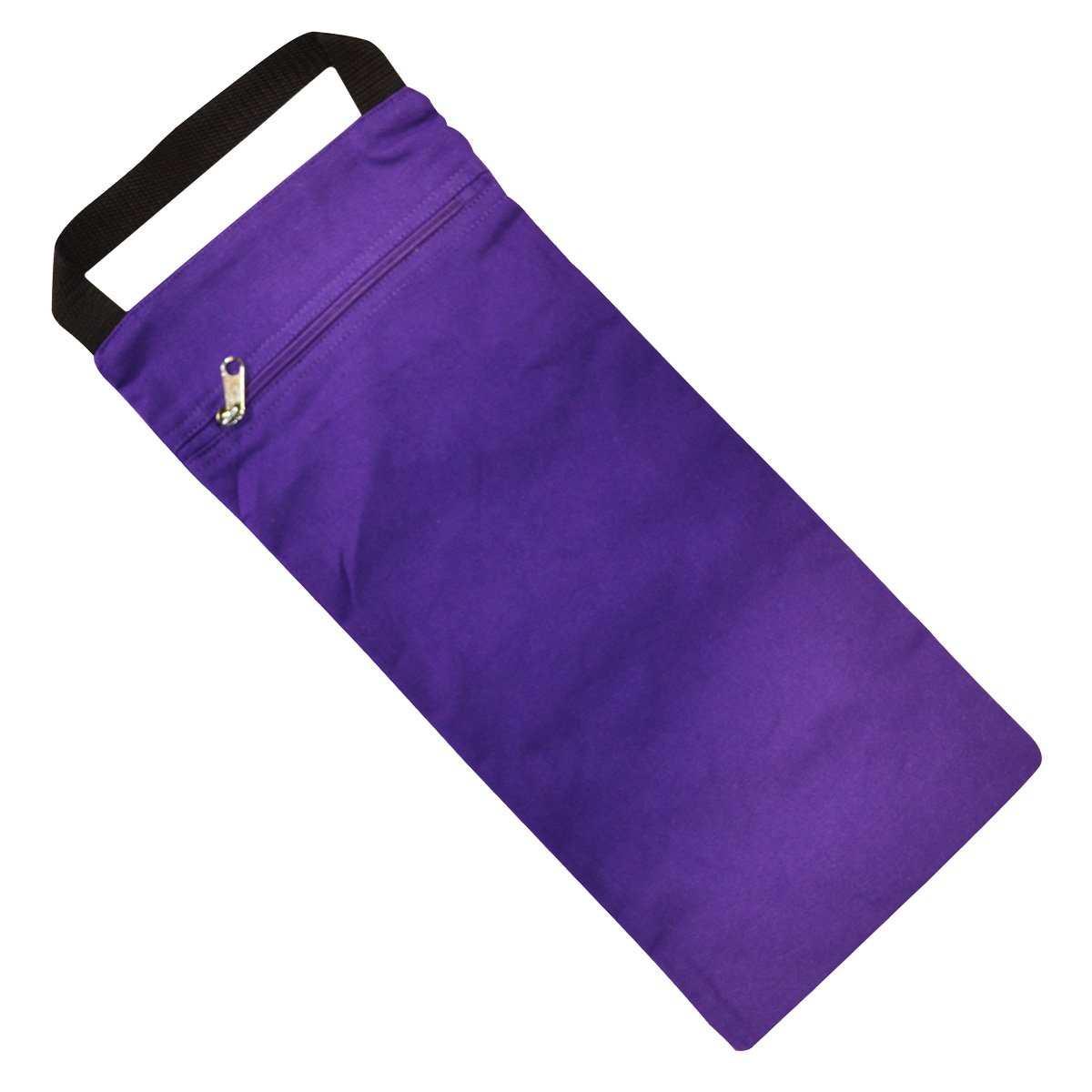 YogaDirect Unfilled Yoga Sand Bag, Purple, 7.5-Inch Wide by 17-Inch Long
