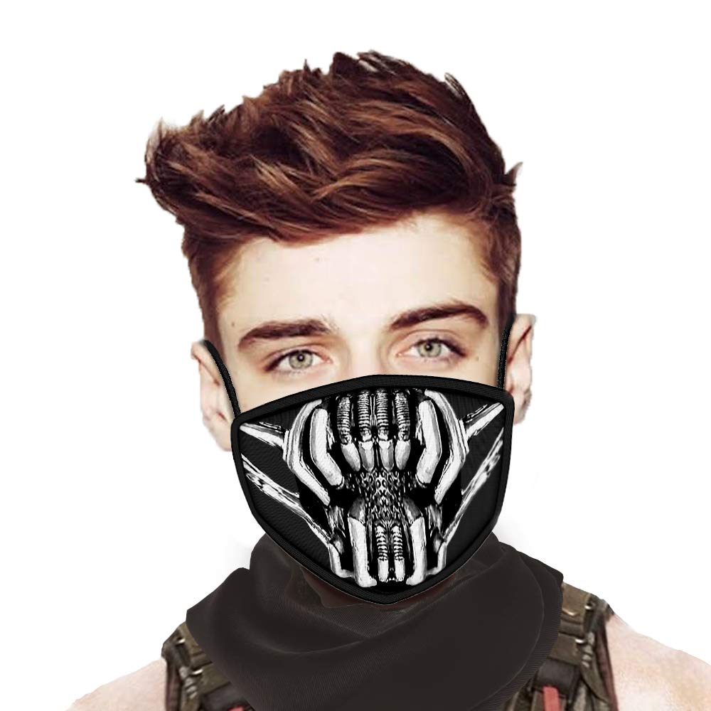 Superhero Face Scarf Bandanas Cosplay Headbands Neck Gaiter Wristband UV Windproof Headwear Motorcycle Bandana