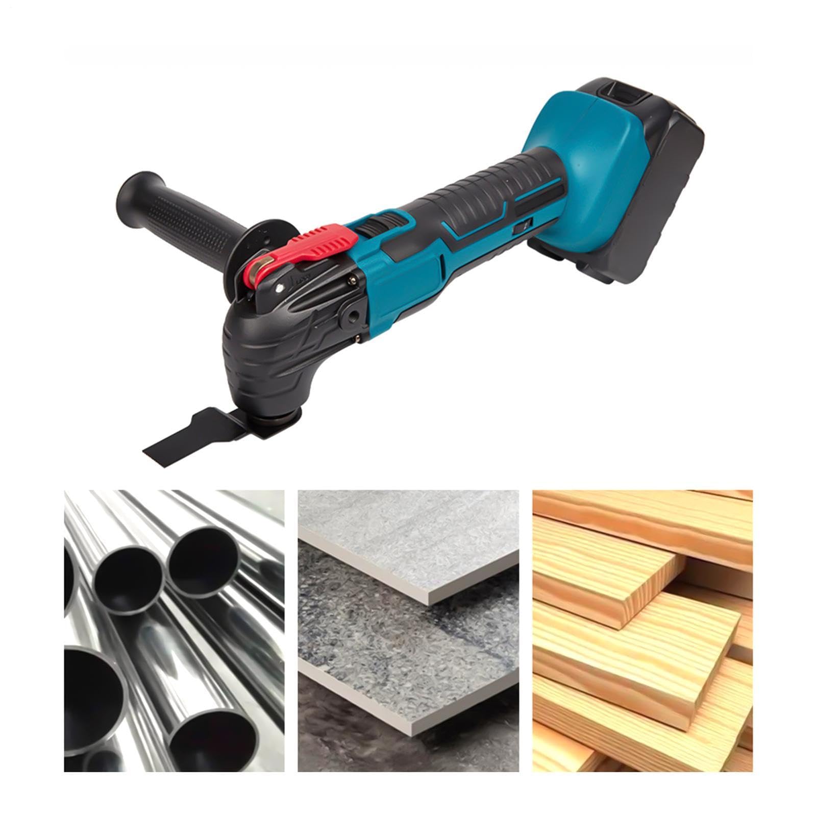 Smerigliatrice Angolare Utensile Lucidante Oscillante Multifunzione | Smerigliatrice Angolare Per Legno per Uso Domestico, Officina, Garage, Esterno, Metalli, Legno e Industria