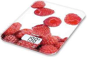 Digital Kitchen Scale Beurer KS 19 berry 5 Kg White Red Scale