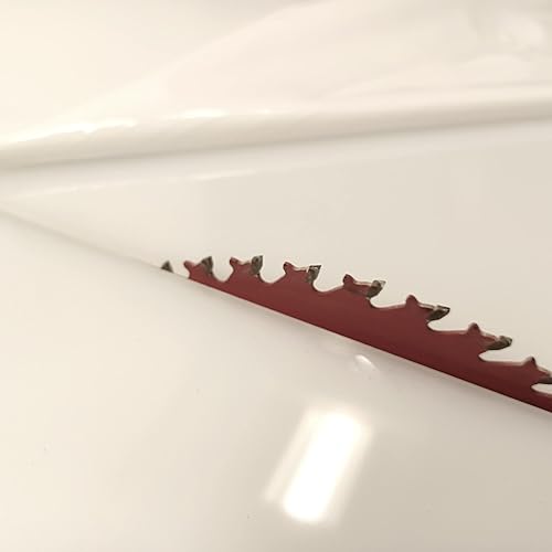 Miniatura 9 de Lámina acrílica fundida blanca, 12 x 18 x 1/8 pulgadas, ideal para fabricantes, maquinistas y constructores, hoja de plástico, tablas de cortar