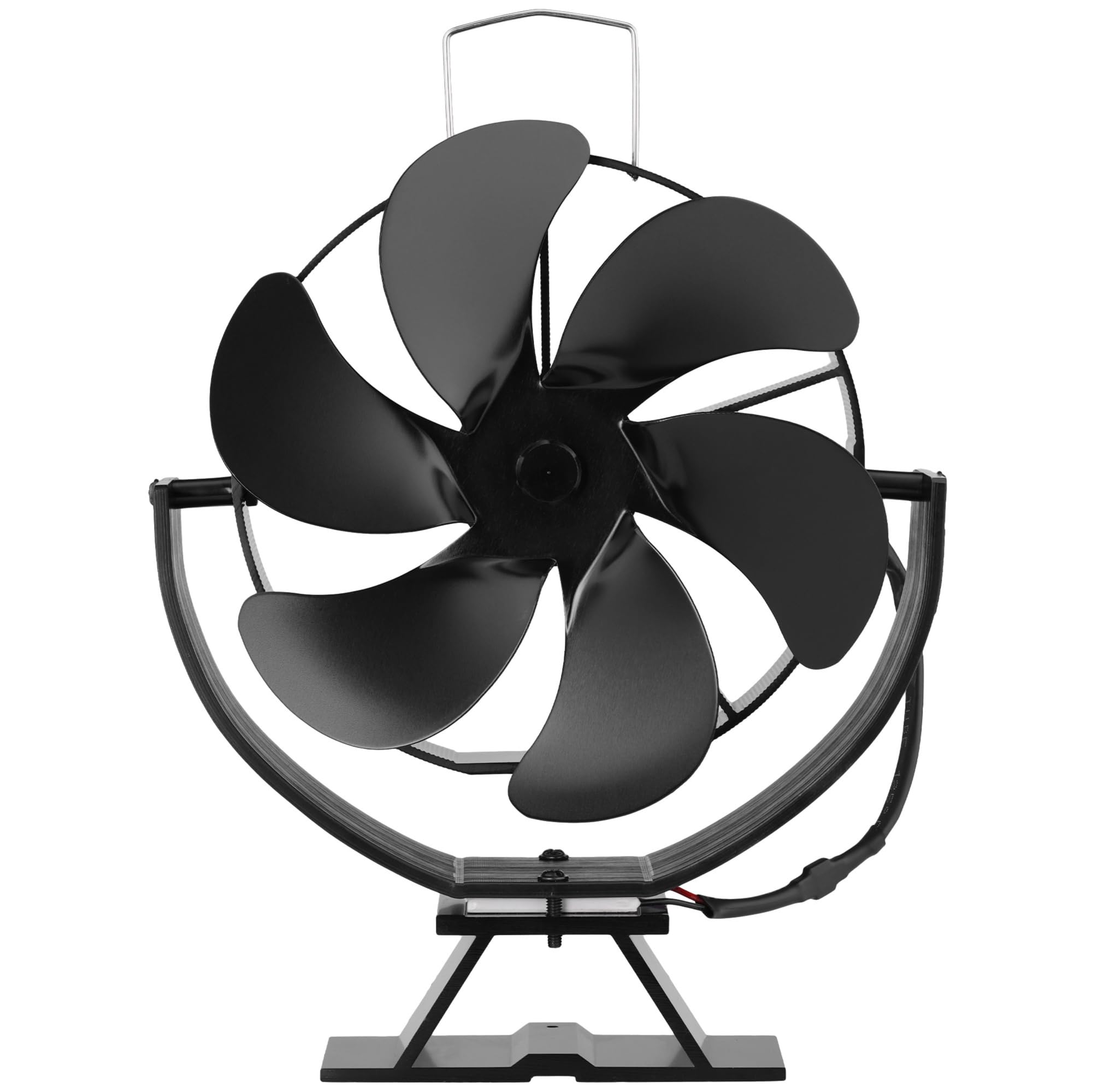 Produktbild von 6-Flügel Ofenventilator Ohne Strom, Kaminventilator Wärmebetriebener Ventilator, Kaminöfen