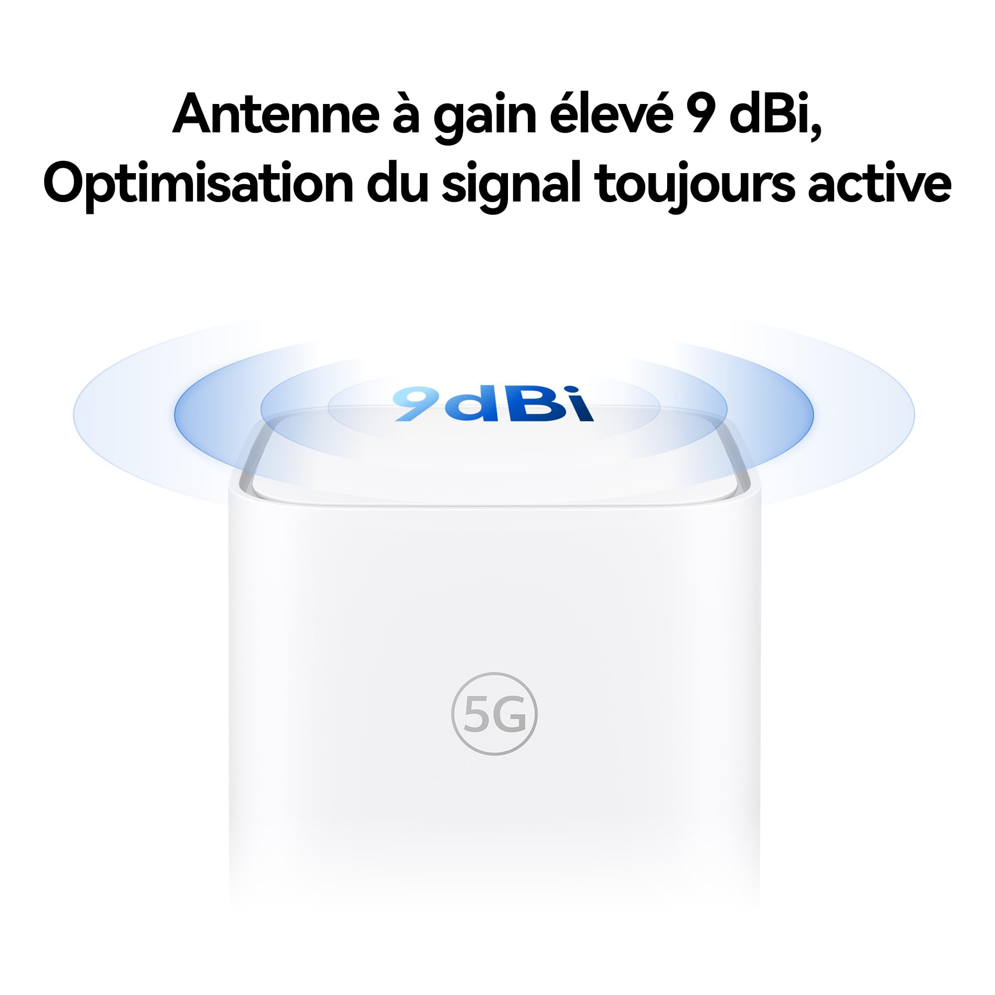 Routeur 5G CPE 5s H153 Wi-Fi 6 AX3000 3600 Mbit/s Antenne 9 dBi LAN/WAN