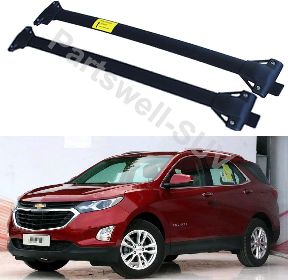 YiXiPartswell 2Pcs Roof Rack Stainless Steel Cross Bars