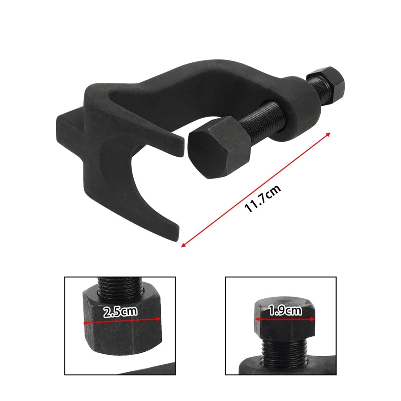 bolas para dirección de coche 25112 Separador de rótula, extractor ajustable con extensión hasta 2 3/8 pulgadas para autos, camionetas y SUV Conjunto de rótula