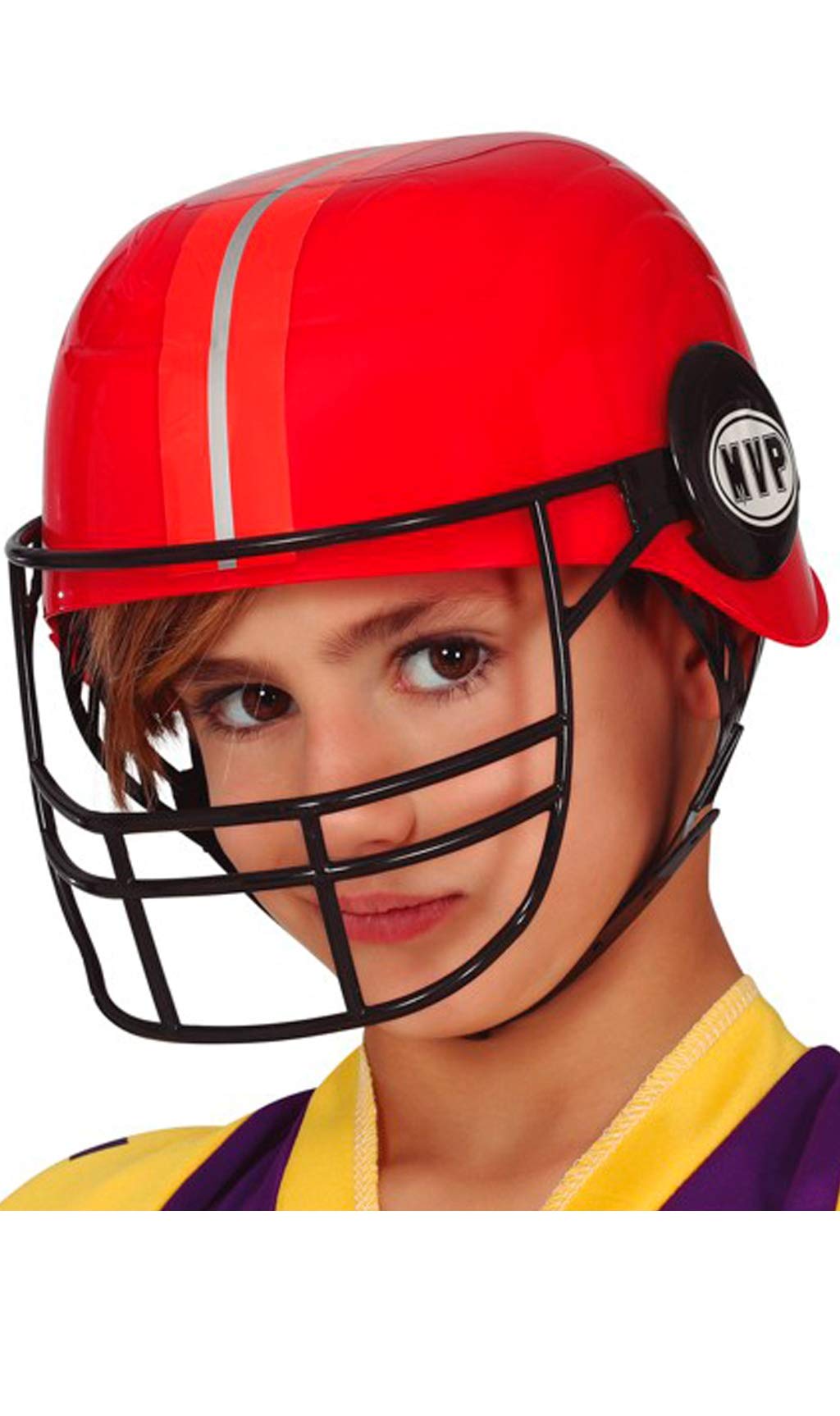 FIESTAS GUIRCA, S.L. Casque de Footballeur Américain Rouge Enfant