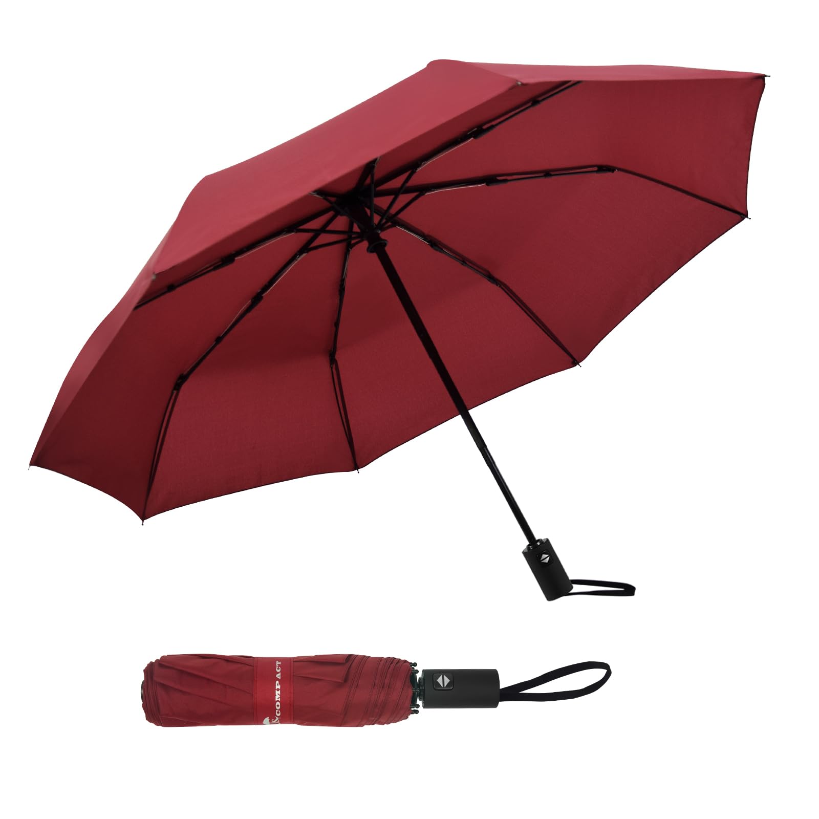 SY COMPACTUmbrella Automatic Travel Waterproof Light Folding Umbrellas Easy Carry for Women and Men
