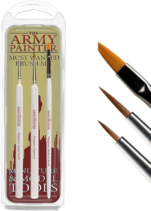 The Army Painter Most Wanted Brush Set Miniature Small