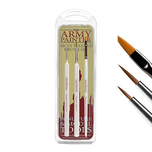 The Army Painter Wargamer Most Wanted Brush Set