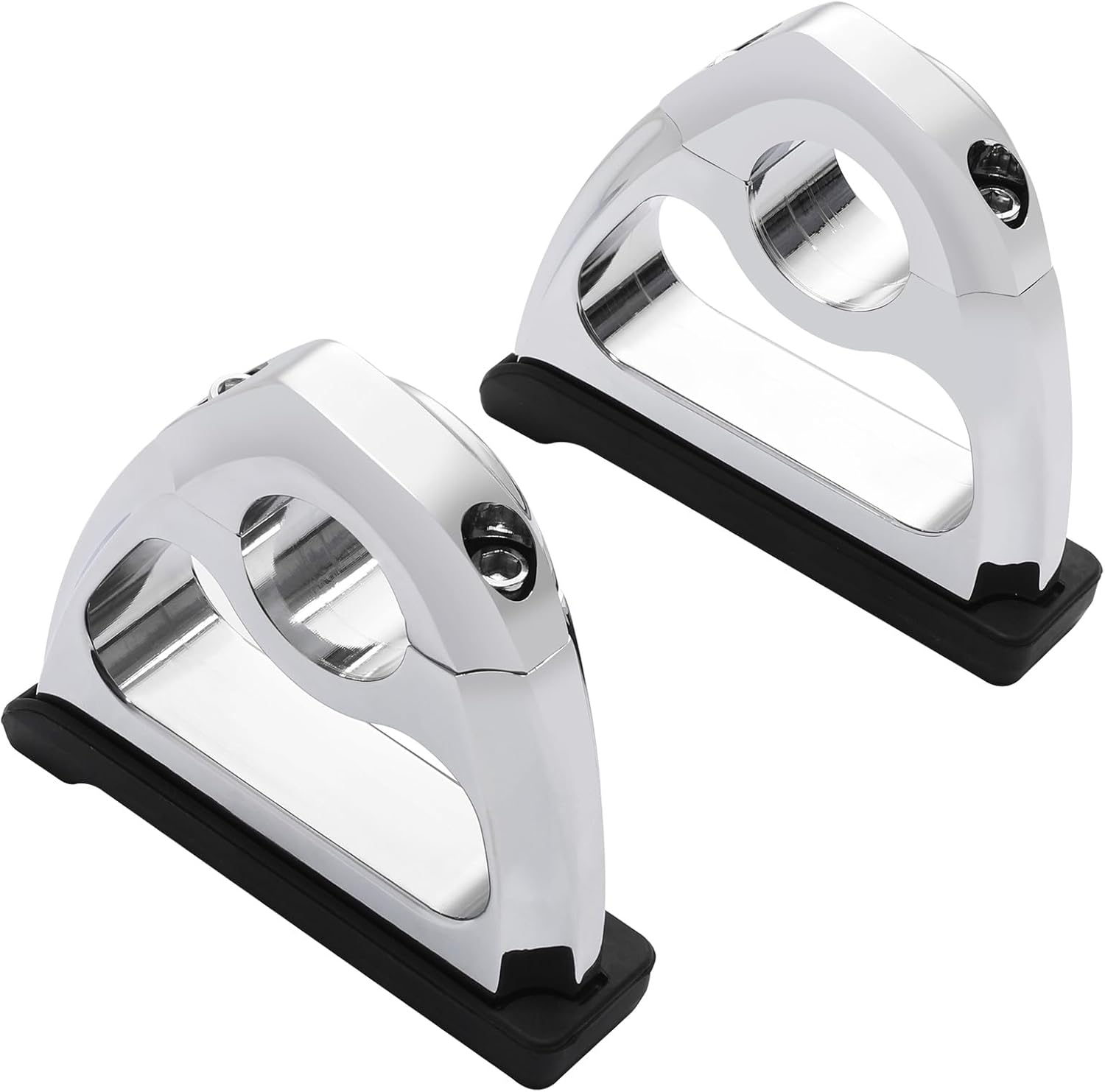 XMT-MOTO Toe Rests Foot Pegs 1 1/4" Engine Guard Fit for Harley Touring Electra Road Glide