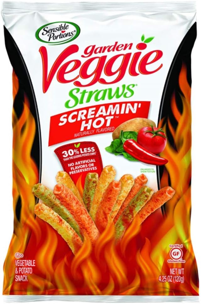 Sensible Portions Screamin Hot Straws (20 Ounce)
