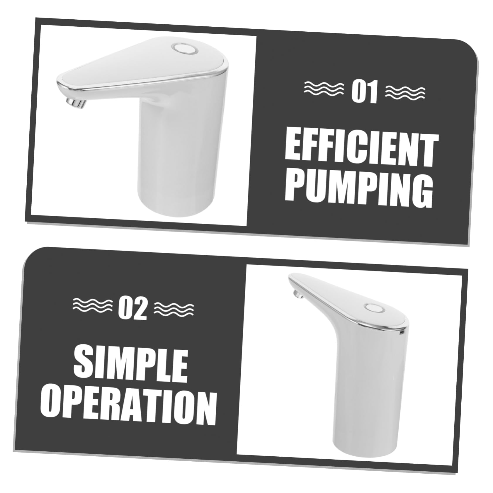 Bomba Eléctrica para Botellas de Agua 5w 5v USB Color Blanco