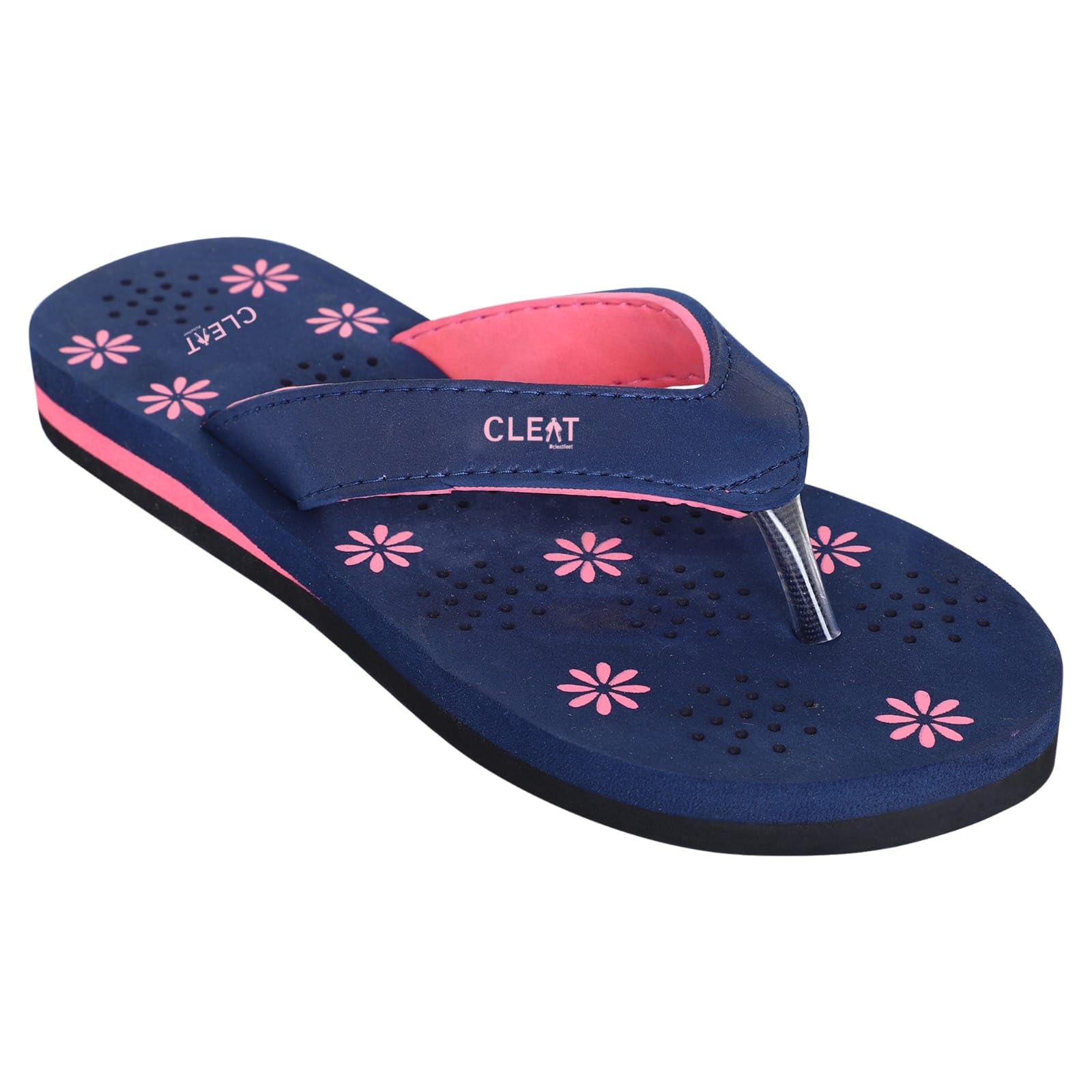Cleat Women’s Comfortable Breathable Soft PU Slippers | Stylish Lightweight Flats for Ladies | Durable Non-Slip Casual Footwear for Home & Outdoor Use-image-34