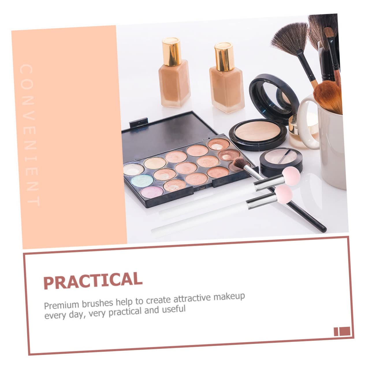 Housoutil 5 Set Di Strumenti Per Il Trucco Dallaspetto Naturale Correttori Penne Cosmetiche Spugne Per Il Trucco Asciutto E Bagnato 6 Pezzi*5