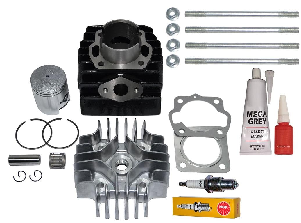 Piston Rings Cylinder Gasket TOP KIT Set FITS Suzuki JR 50 JR50 1978-2006, LT-A 50 LT 50 2002-2005, LT50 LT 50 1984-1987