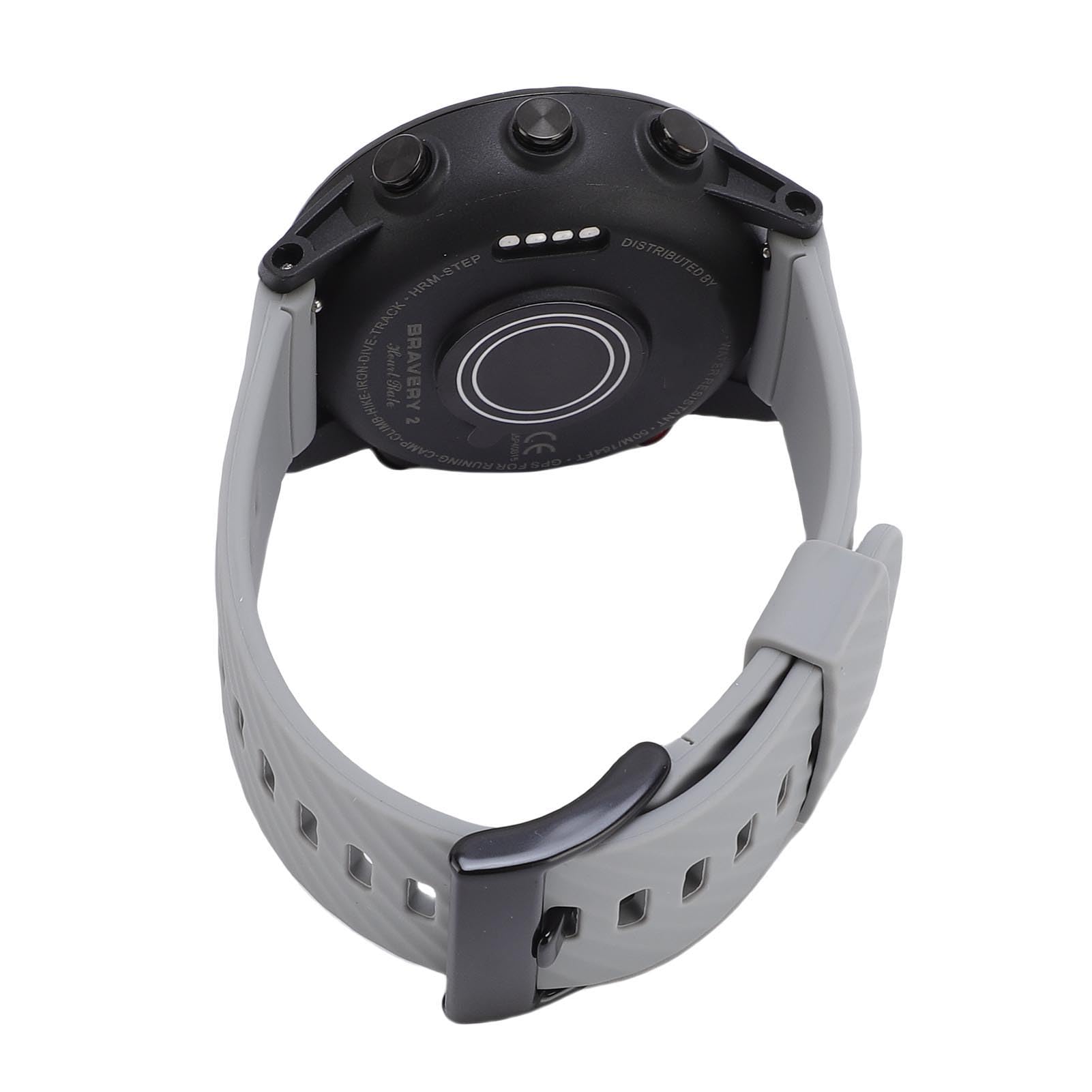 Generic Smartwatch, 1,3 -calowy Barometr Inteligentny Ekran Sportowy dla Długiej żywotności Baterii Lekkie Powiadomienie o Wyścigu (BLACK)