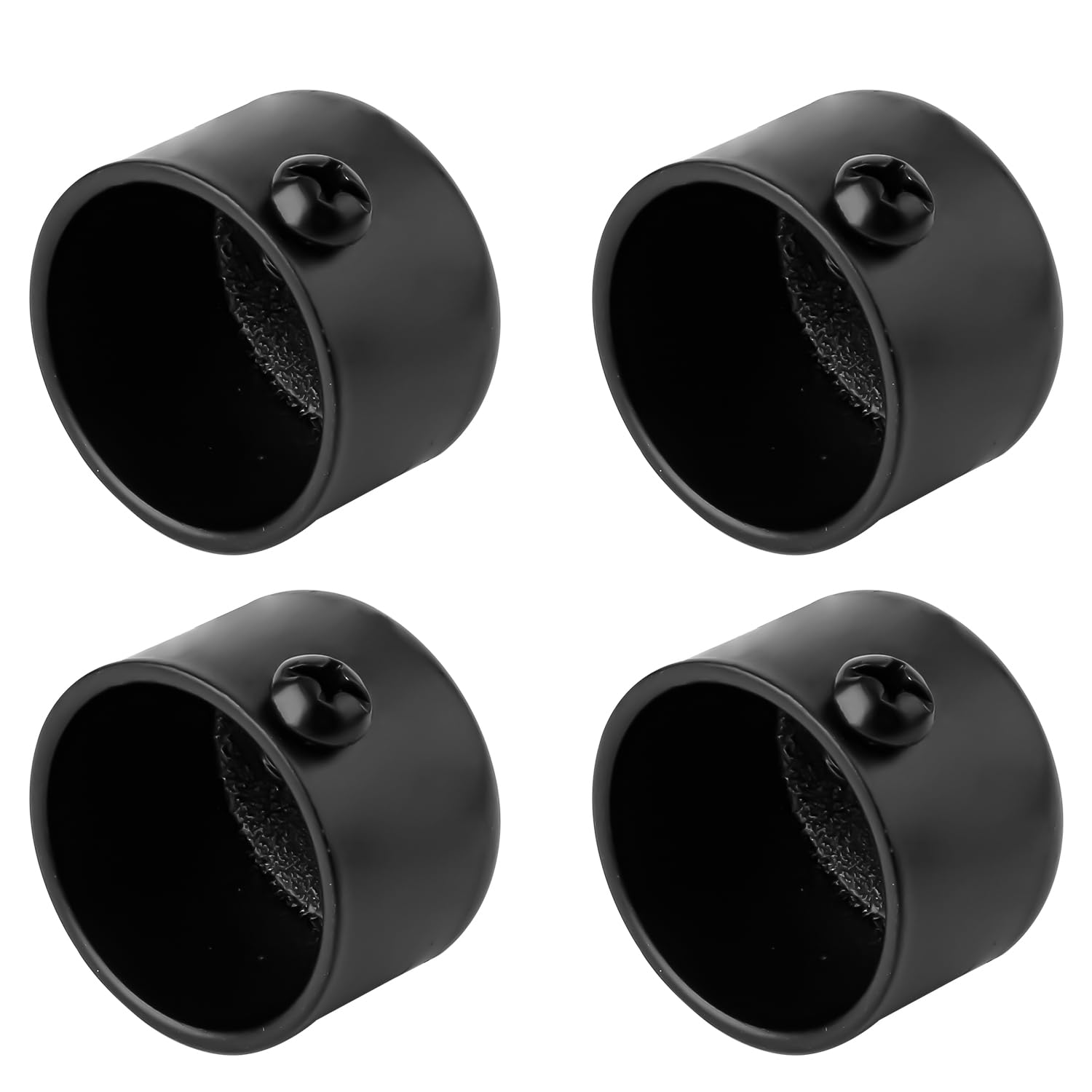 Thyonta 4 Pack Curtain Rod Finials Iron End Caps for 28mm Curtain Poles