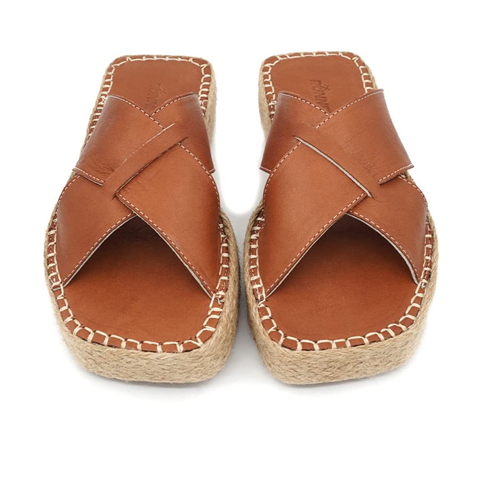 Sandale compensée Bonateks femme bronze en taille 39 idéale pour vos terrasses