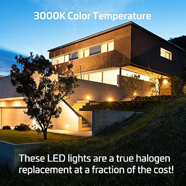 Newhouse Lighting WW15BRZ-2 16-Watt Outdoor Die-Cast Aluminum LED Wall Wash Flood, Weatherproof Landscape Lighting 1500 Lumens, 3000K Warm White, 120-277V, 1/2 Knuckle Mount, Bronze, 2-Pack