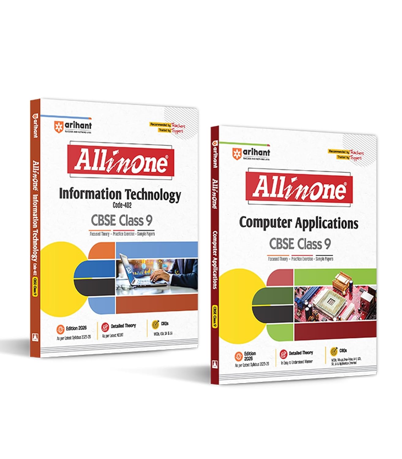 Arihant All In One Information Technology, Computer, Class 9th Based On Latest NCERT For CBSE Exams 2025-26 (Set of 2 Books) Arihant All In One Information Technology, Computer, Class 9th Based On Latest NCERT For CBSE Exams 2025-26 (Set of 2 Books)