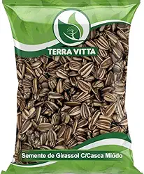 Semente de Girasso, Com Casca Miúdo 1Kg