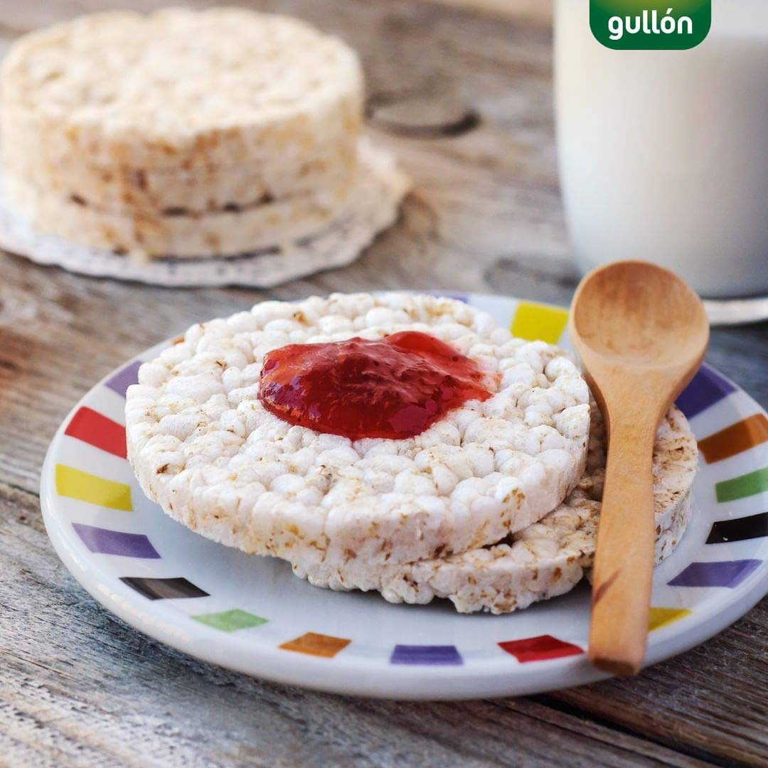 Gullón Tortitas de Arroz Integral Vitalday 920 g Pack de 8