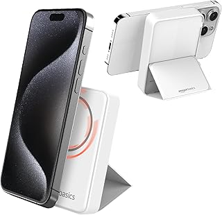 Amazon Basics 10000mAh 20W Fast Charging Power Bank and 15W Wireless Output | Type C Power Delivery (Input & Output) Quick Charge| Two Way Fast Charge | Made in India (White)