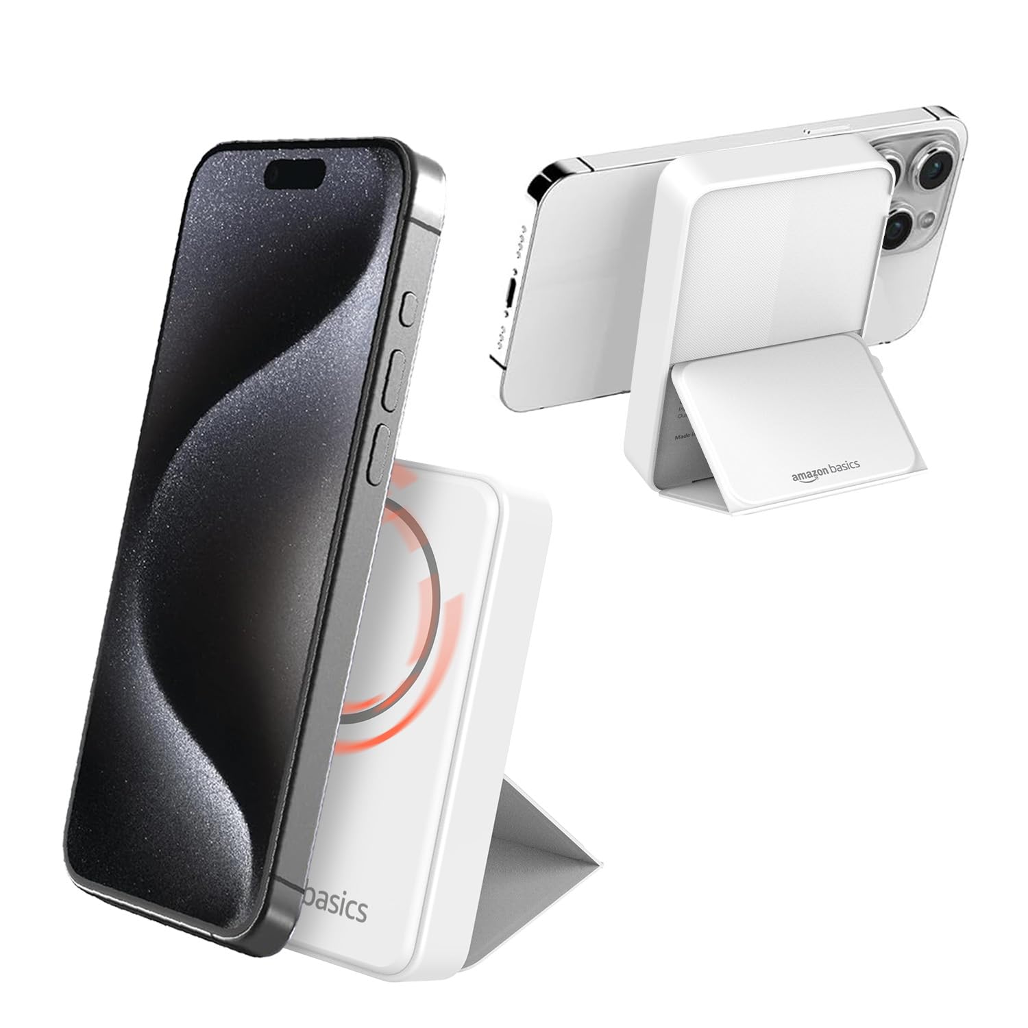 Amazon Basics 10000mAh 20W Fast Charging Power Bank and 15W Wireless Output | Type C Power Delivery (Input & Output) Quick Charge| Two Way Fast Charge | Made in India (White)