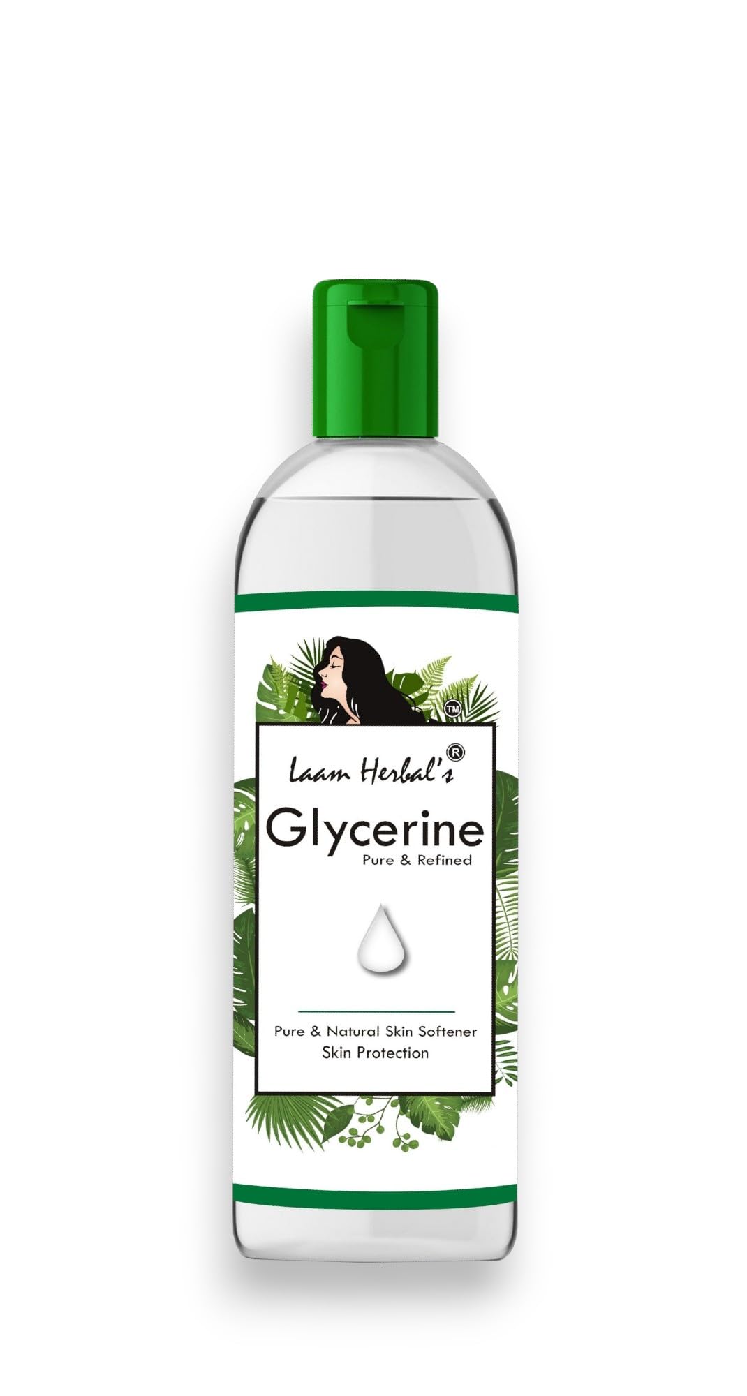 Laam Glycerine Pure & Refined Liquid | Multi-Purpose Vegetable Glycerine | Used For Chaffing, Moisturizing, Uneven Skin Tone, Dryness, Dark Spot, Wrinkles, Aging | Natural, Soft & Glowing Skin- 125 G